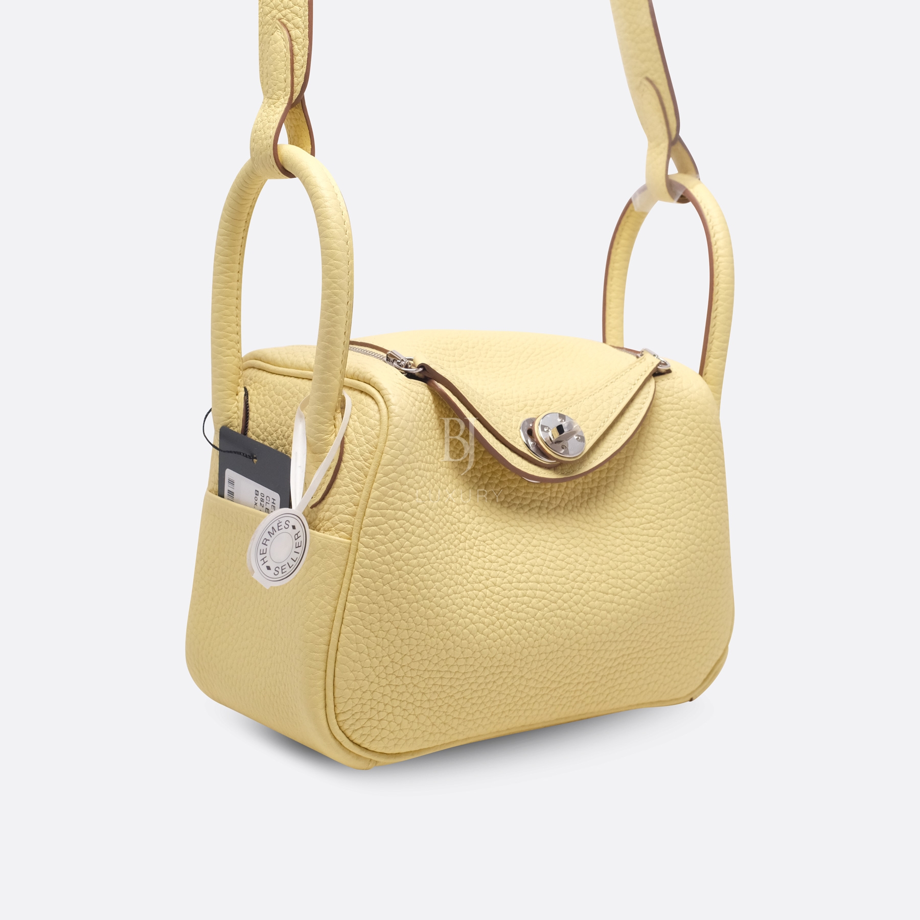 HERMES LINDY MINI JAUNE POUSSIN CLEMENCE