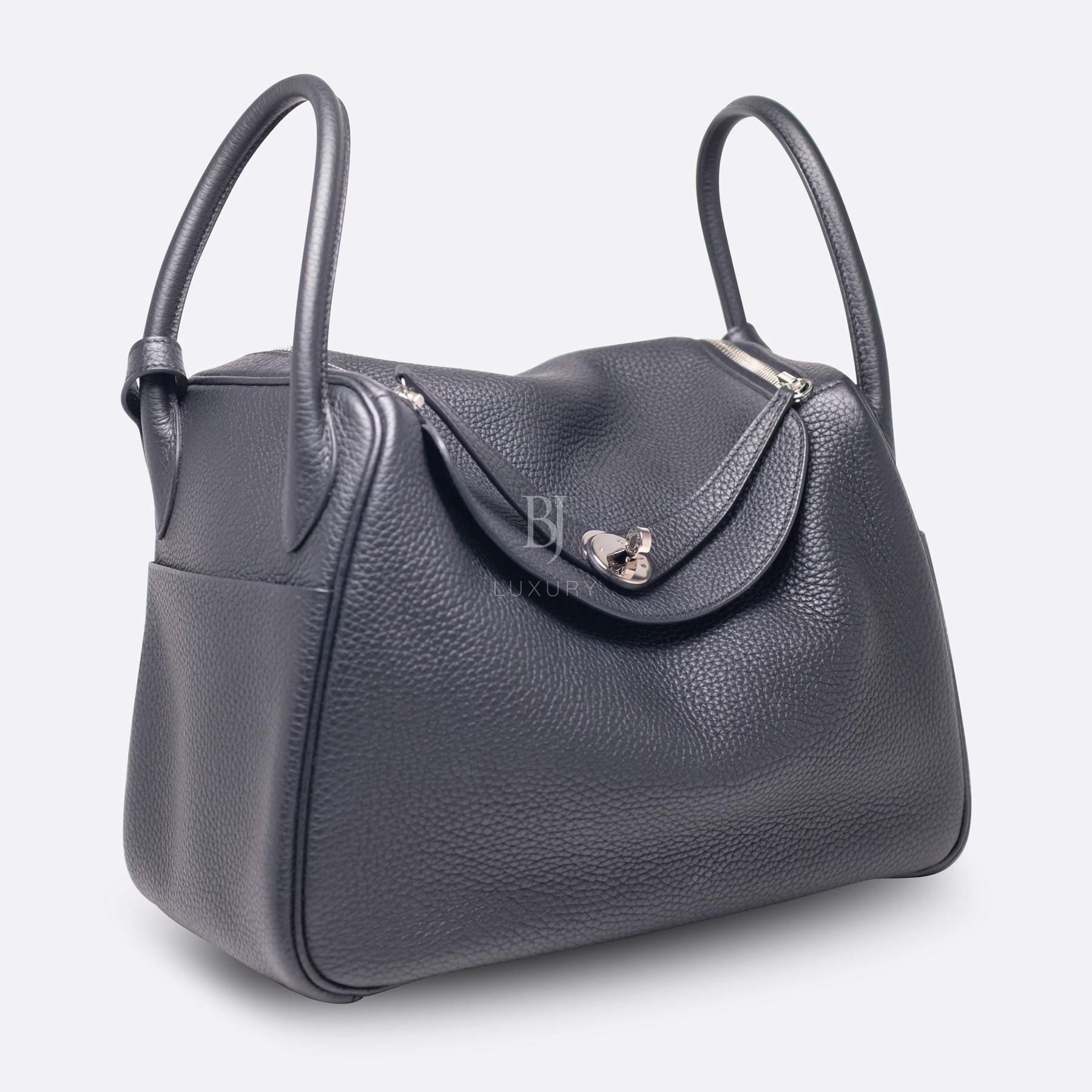 HERMES LINDY 30 BLACK CLEMENCE