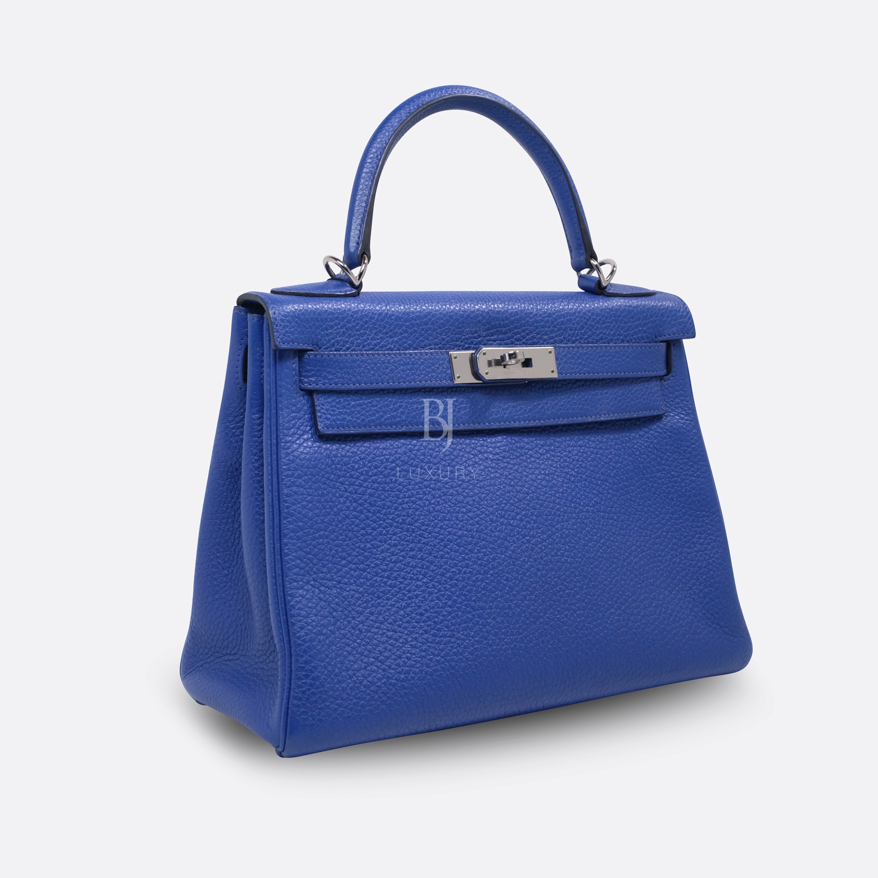 HERMES KELLY RETOURNE 28 BLEU ELECTRIQUE CLEMENCE