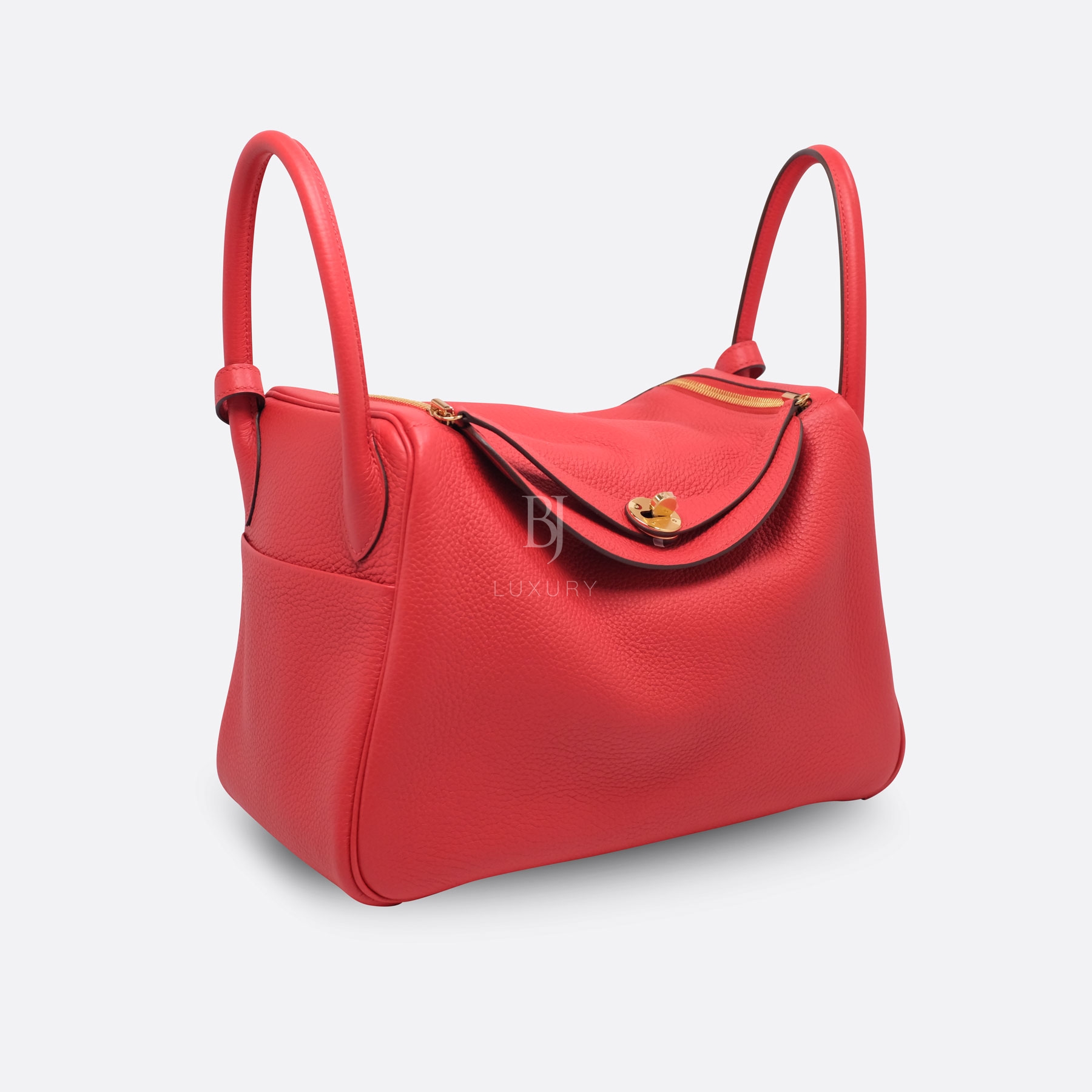HERMES LINDY 30 ROUGE TOMATE CLEMENCE