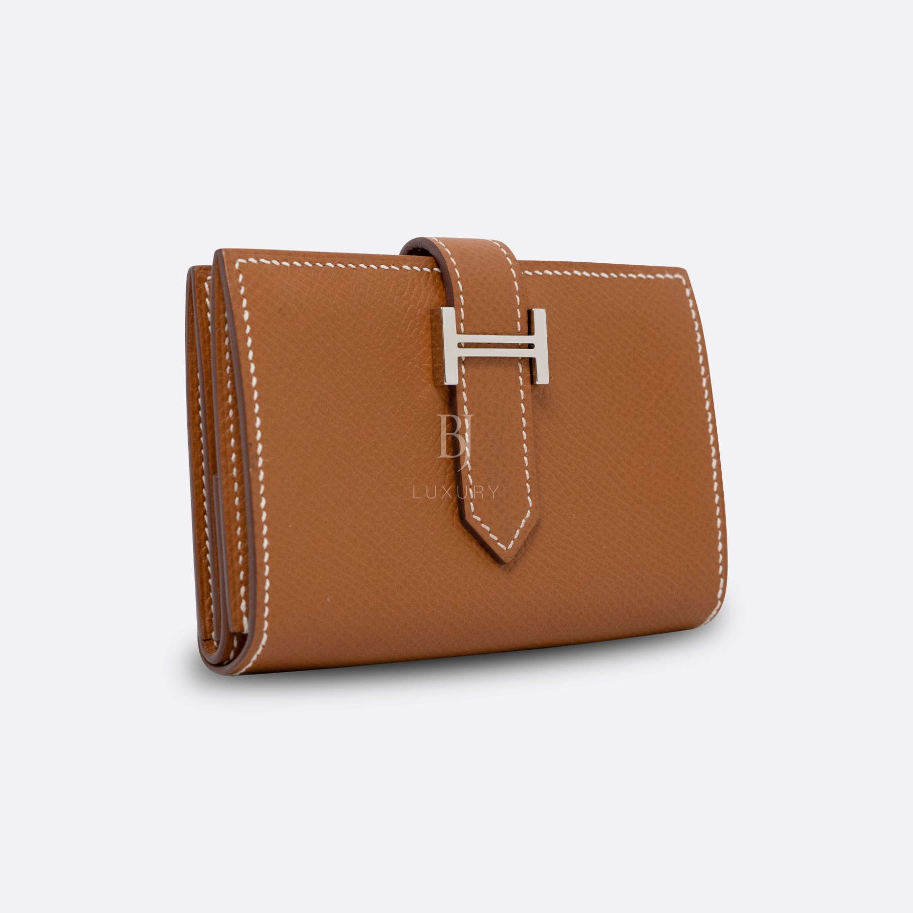 HERMES BEARN WALLET MINI GOLD EPSOM