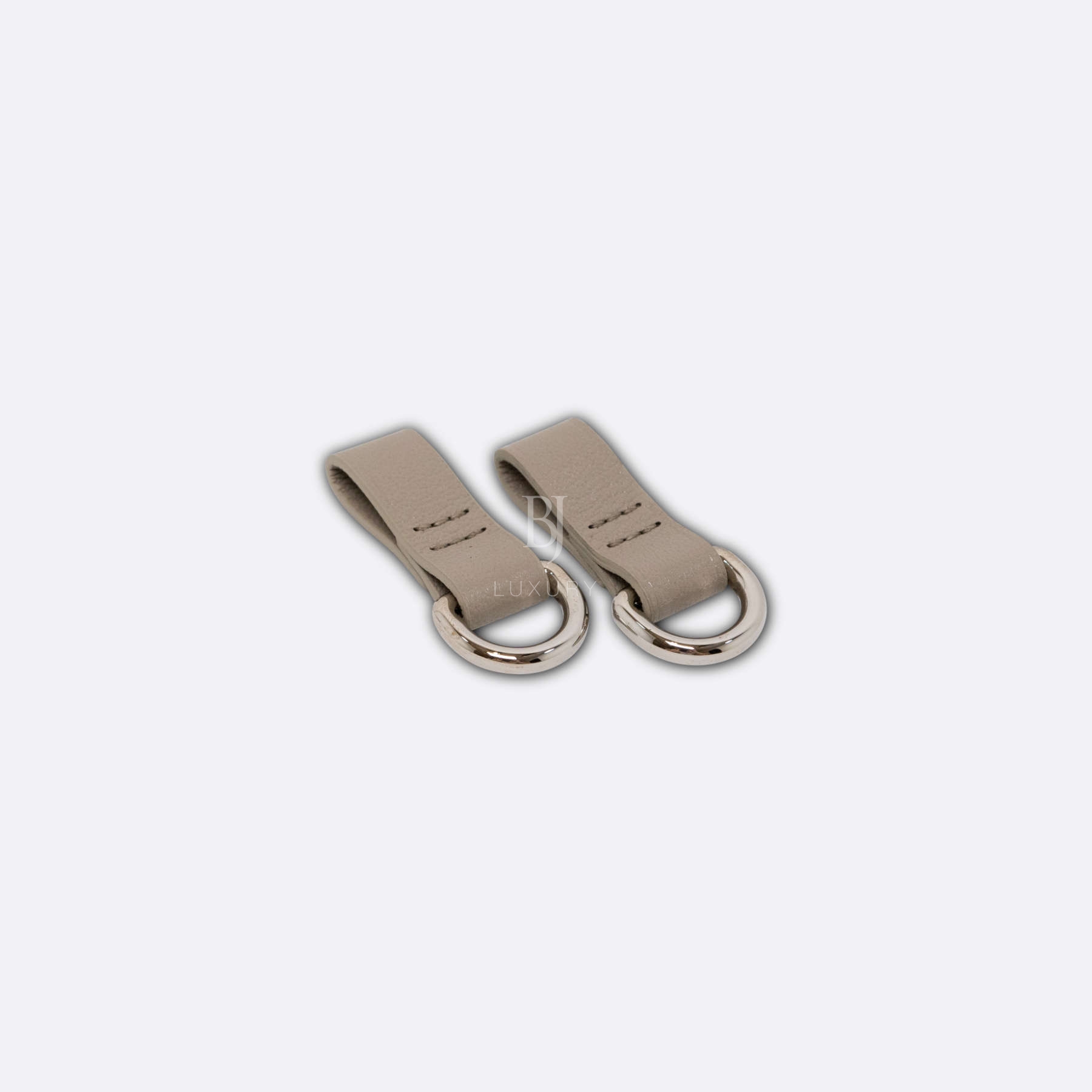 BJL LEATHER HOOKS FOR BIRKIN BEIGE CHEVRE