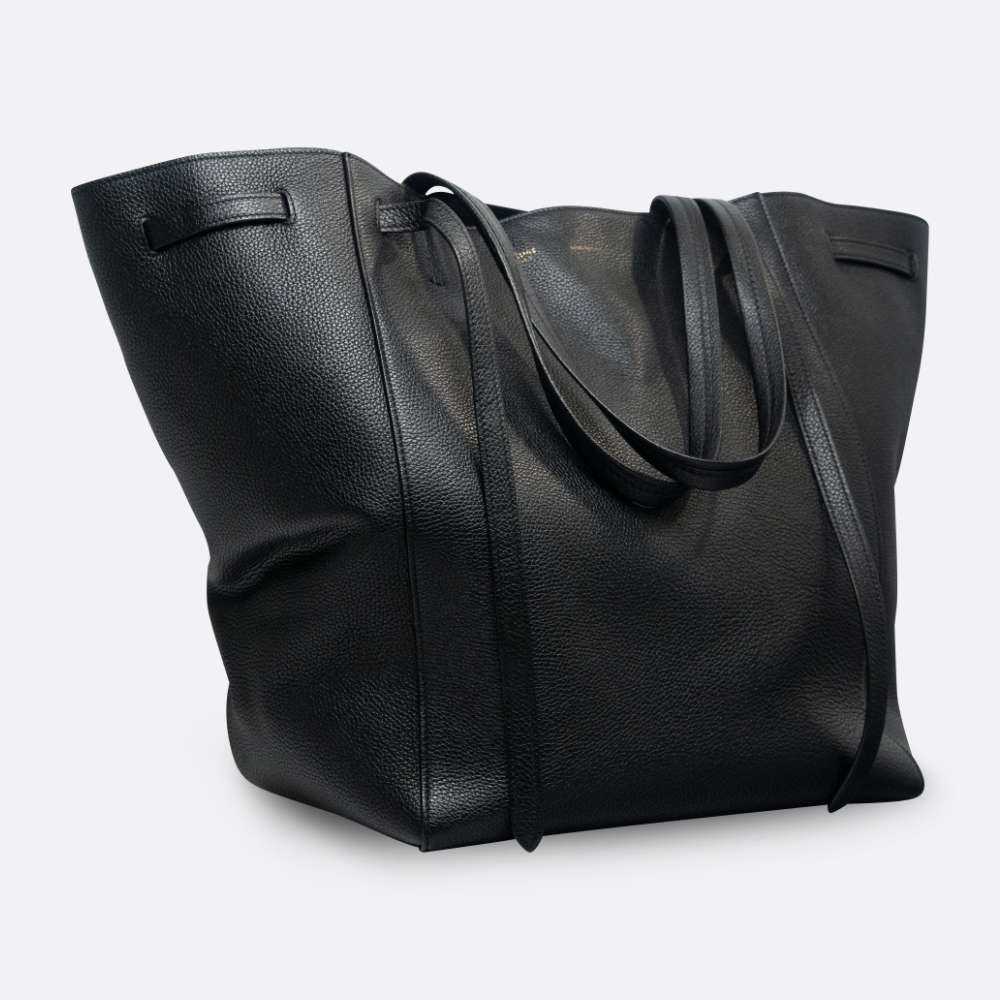 CELINE CABAS PHANTOM LARGE BLACK CALF