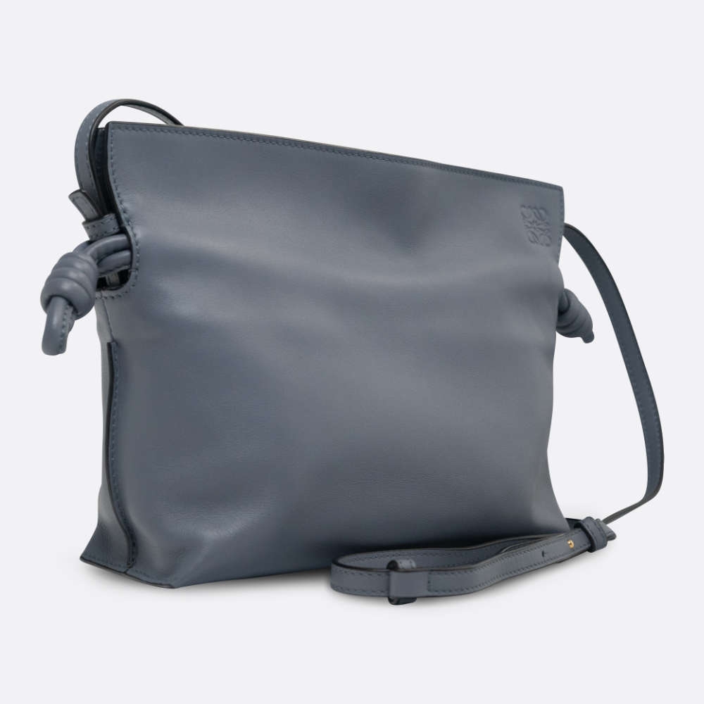 LOEWE FLAMENCO BAG BLUE NAPPA LEATHER