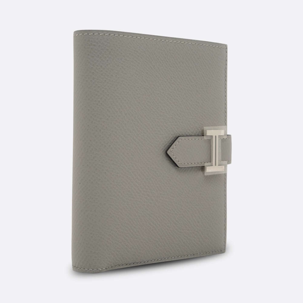 HERMES BEARN WALLET COMPACT GRIS EPSOM