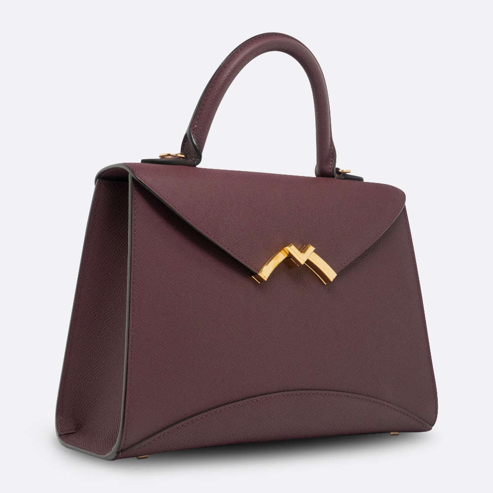MOYNAT GABRIELLE PM PURPLE CALF
