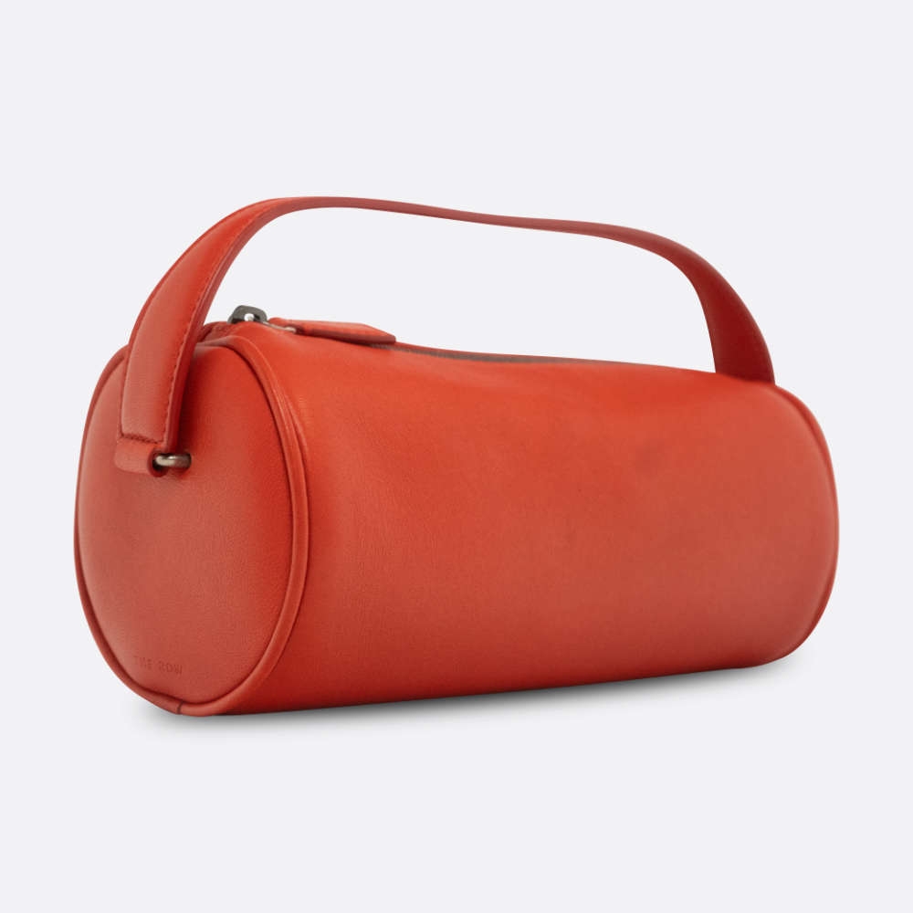 THE ROW ROUND 90S RED LEATHER