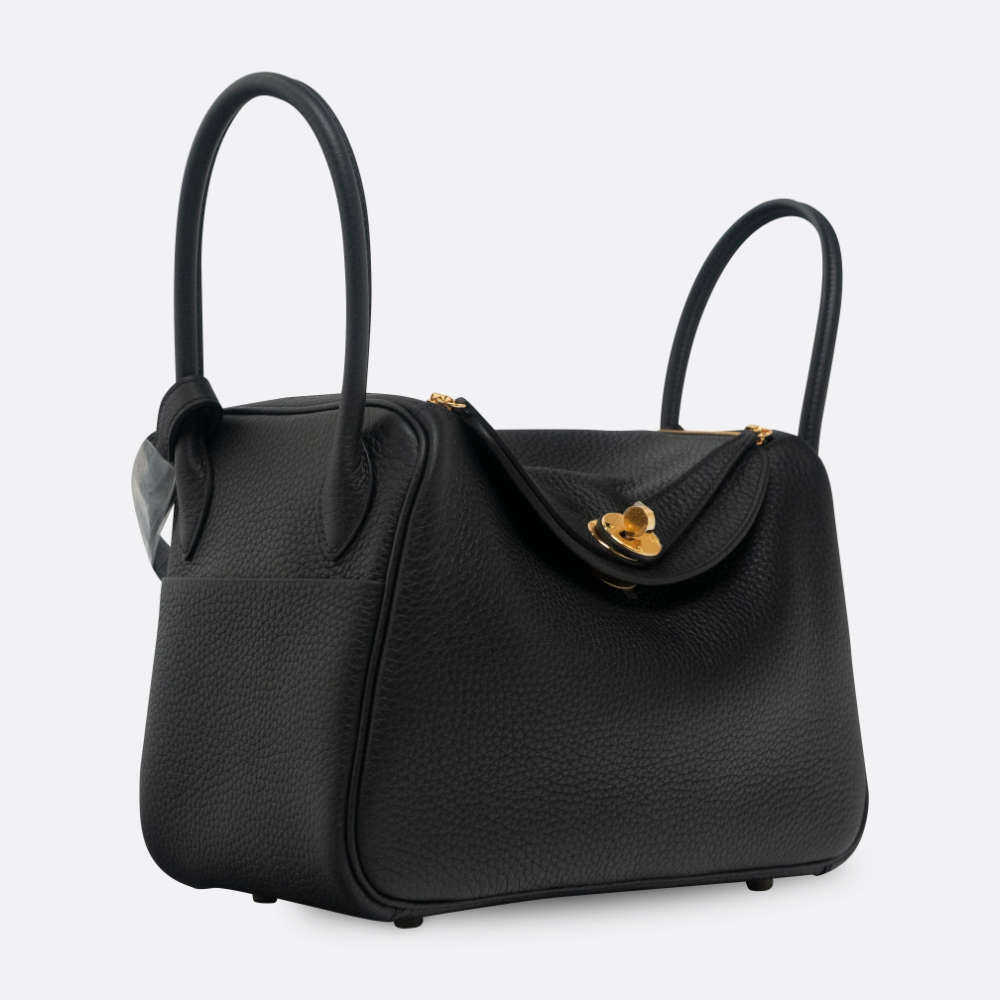 HERMES LINDY 26 BLACK CLEMENCE