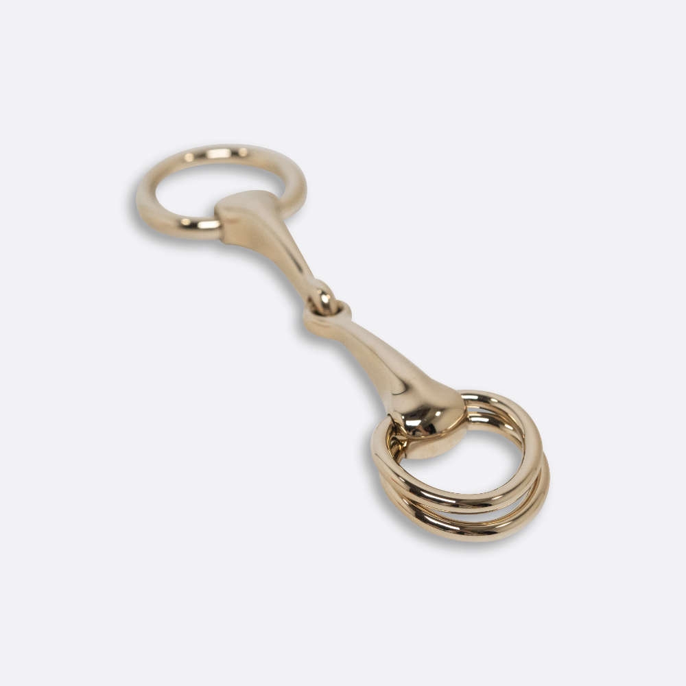 HERMES SCARF RING 90CM GOLD