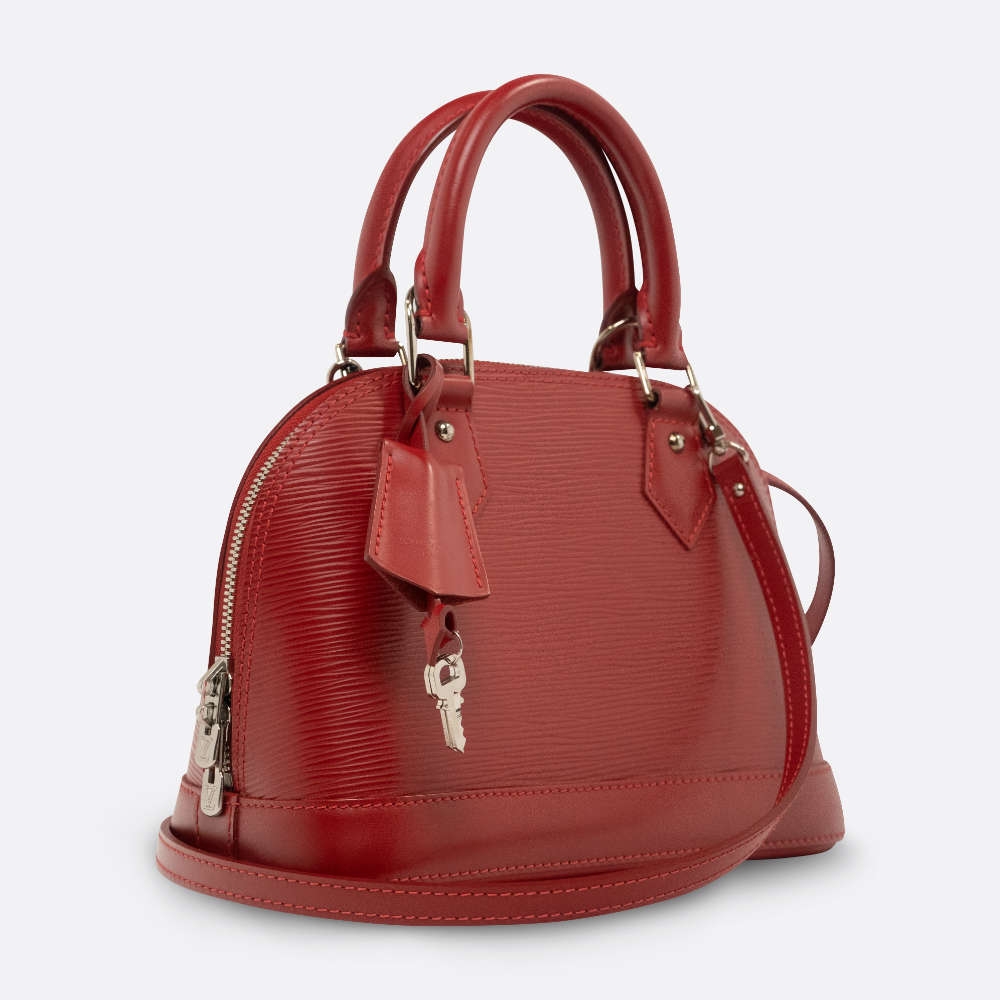 LOUIS VUITTON ALMA BB RED EPI LEATHER