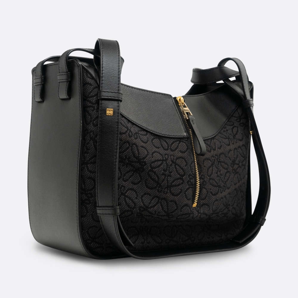 LOEWE HAMMOCK BAG SMALL BLACK CALF