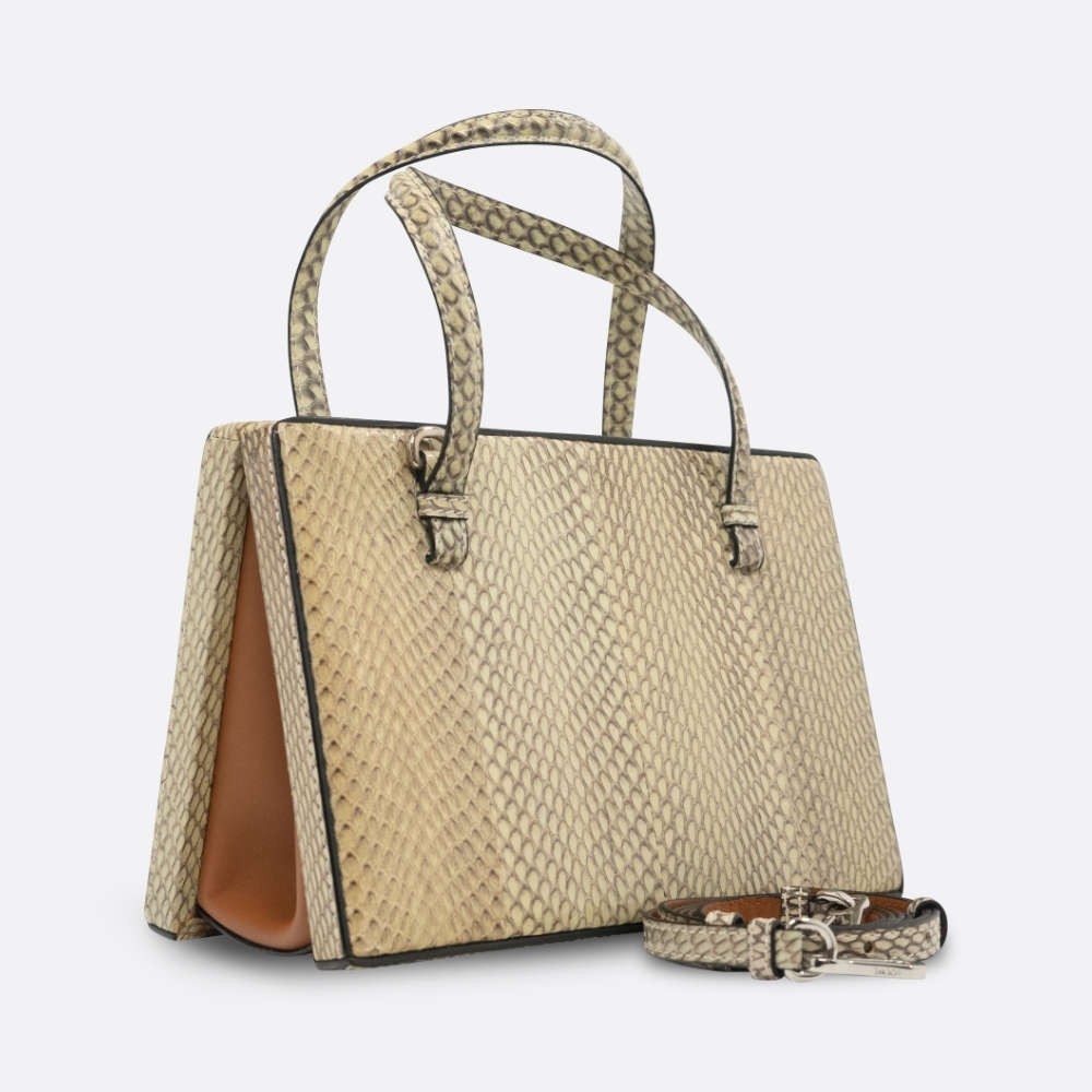 LOEWE POSTAL BAG OMBRE PYTHON