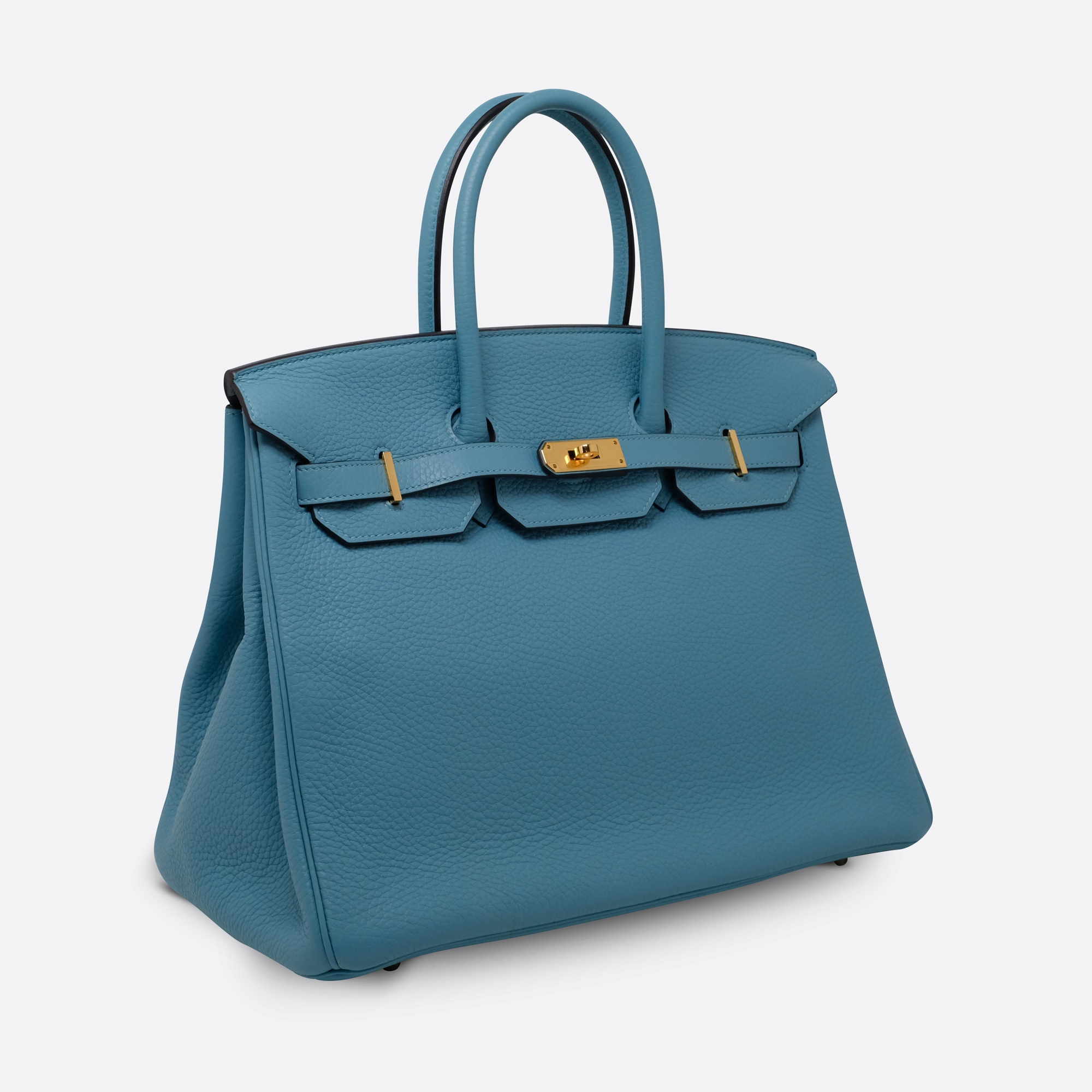 HERMES BIRKIN 35 BLEU SAINT CYR CLEMENCE