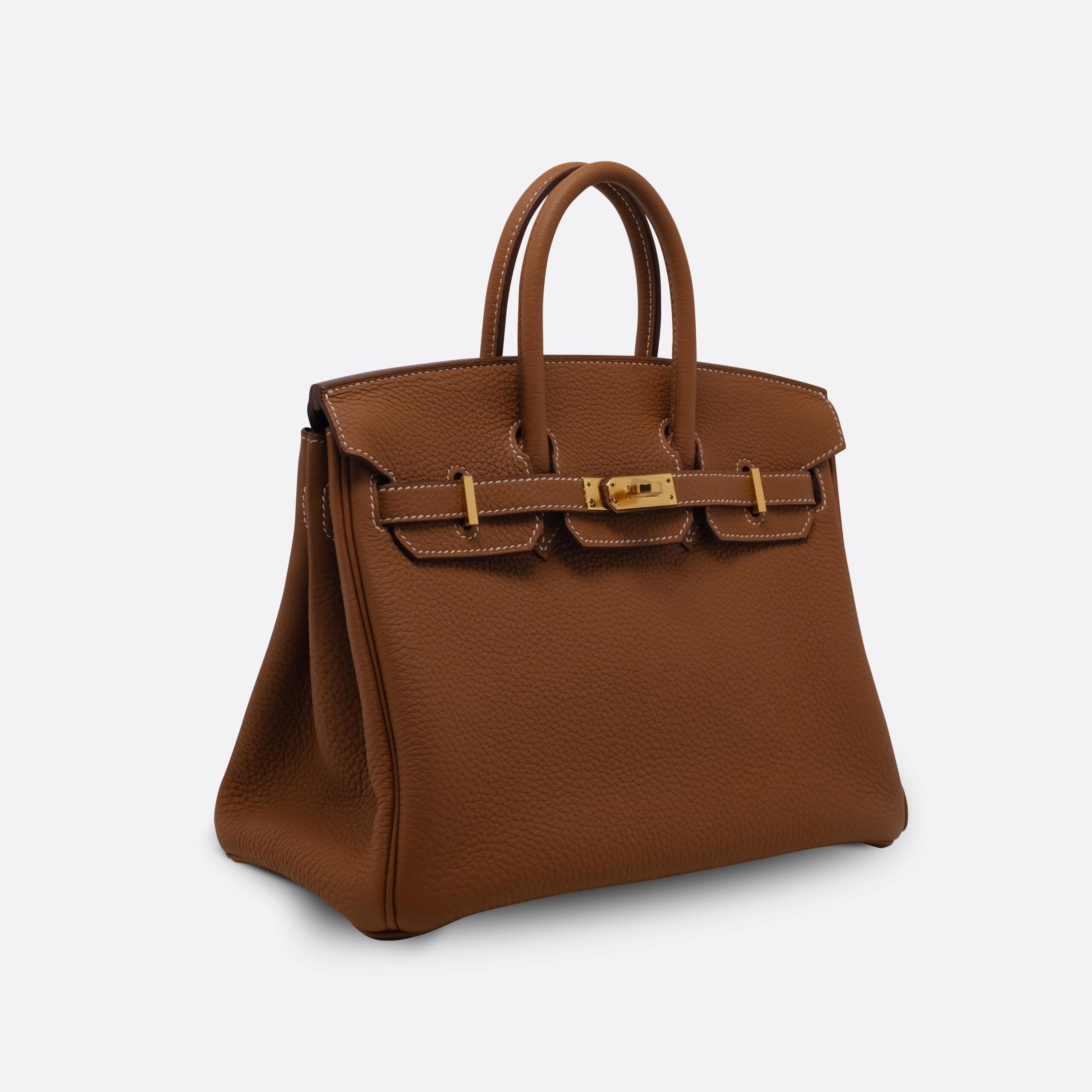 HERMES BIRKIN 25 GOLD TOGO