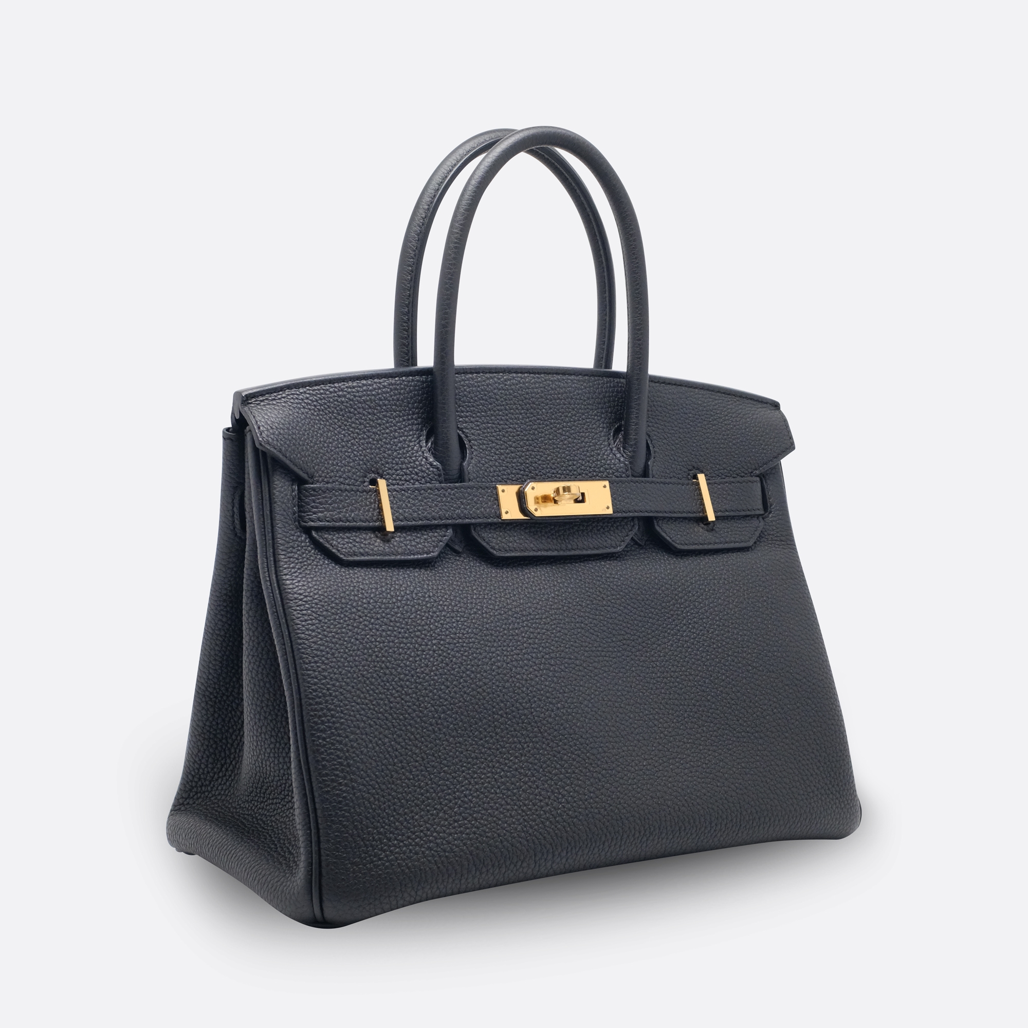 HERMES BIRKIN 30 BLACK TOGO