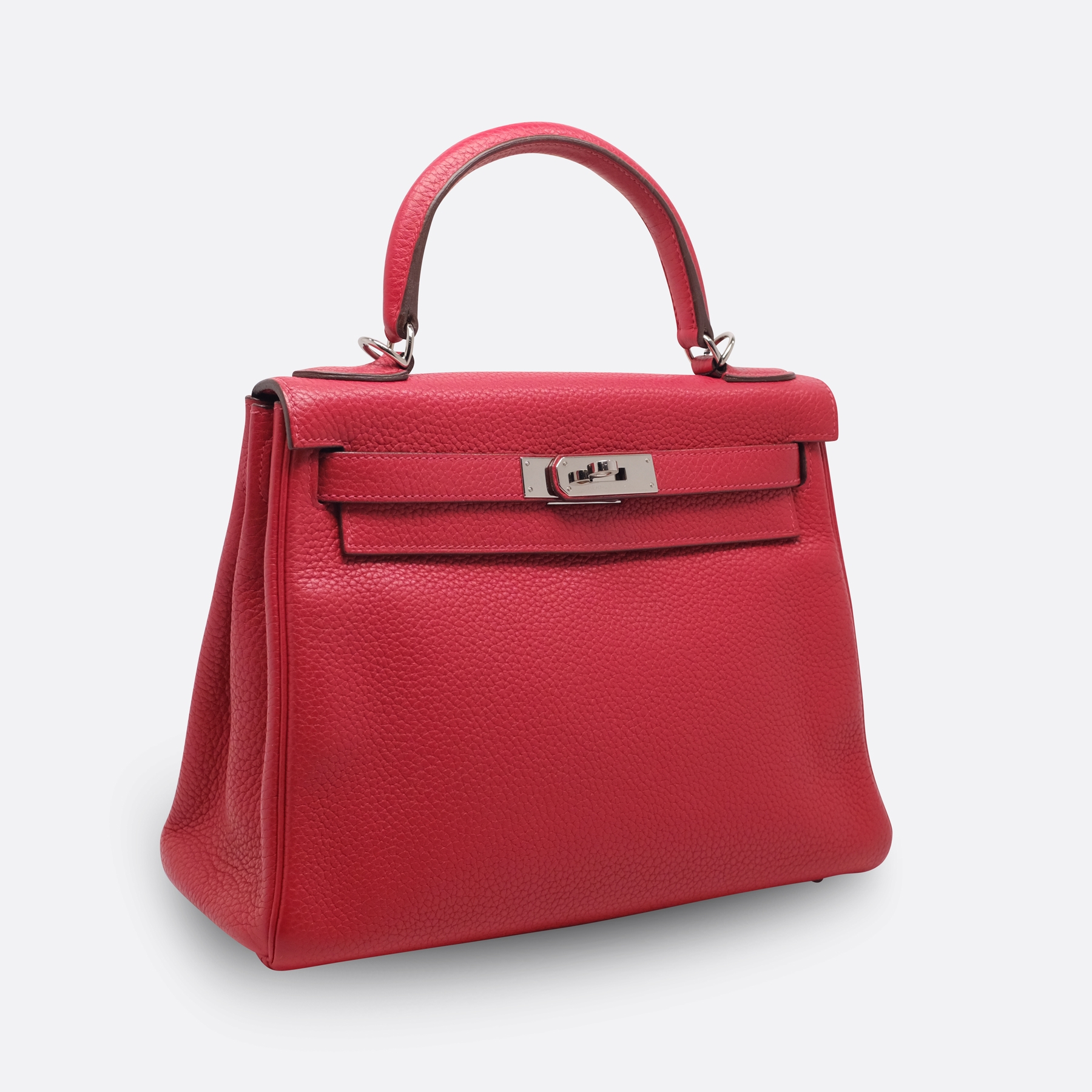 HERMES KELLY RETOURNE 28 ROUGE CASAQUE CLEMENCE