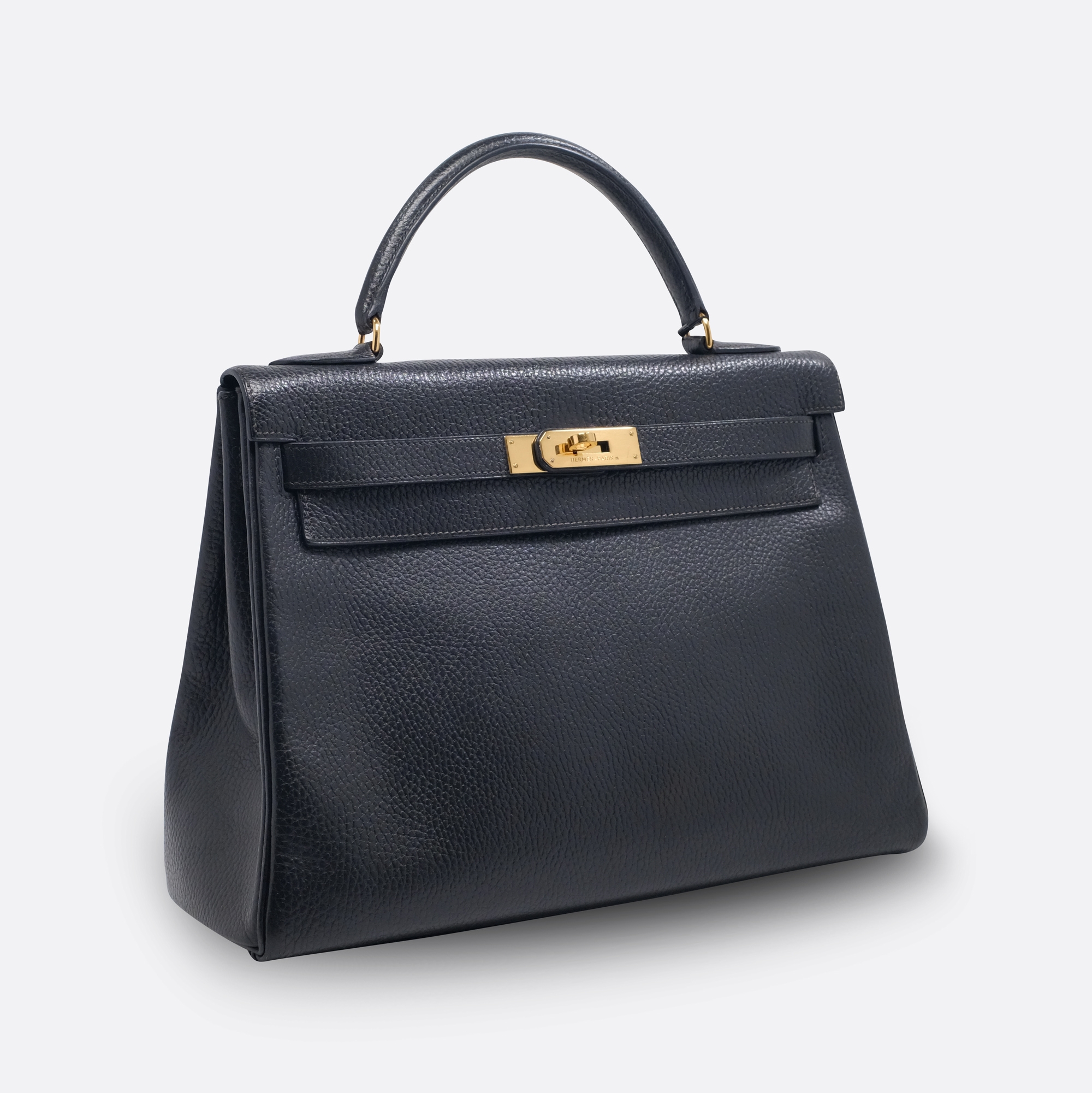 HERMES KELLY RETOURNE 32 BLACK ARDENNES