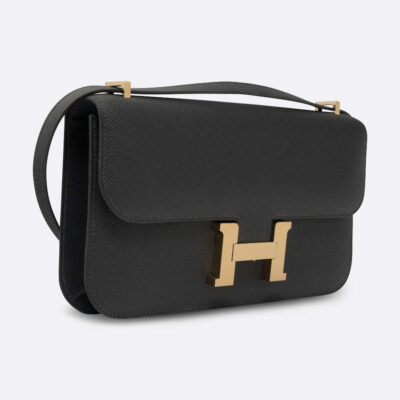 HERMES CONSTANCE ELAN LONG CLUTCH ARDOISE EPSOM