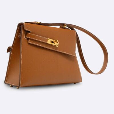 HERMES KELLY DESORDRE MINI GOLD EPSOM