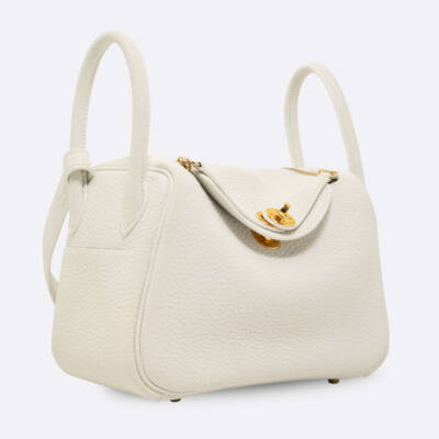 HERMES LINDY MINI NEW WHITE CLEMENCE